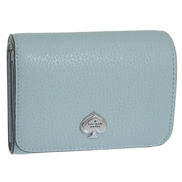ケイトスペード 財布 レディース 二つ折り財布 アウトレット レザー グリーン KAYLA SM LZIP WALLET KK056-303 KATE SPADE