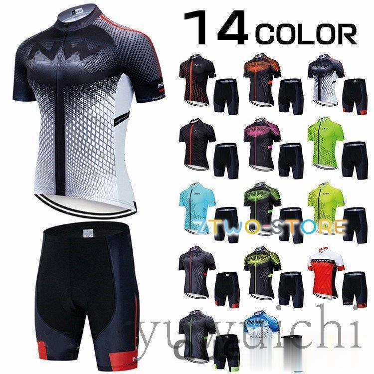 新製品の販促 出荷が迅速 サイクルジャージ メンズ 半袖 上下セット サイクルウェア 夏 ロードバイク 自転車ウェア サイクリングウェア バイクウェア 注文すると211個のQポイントがプレゼントされま