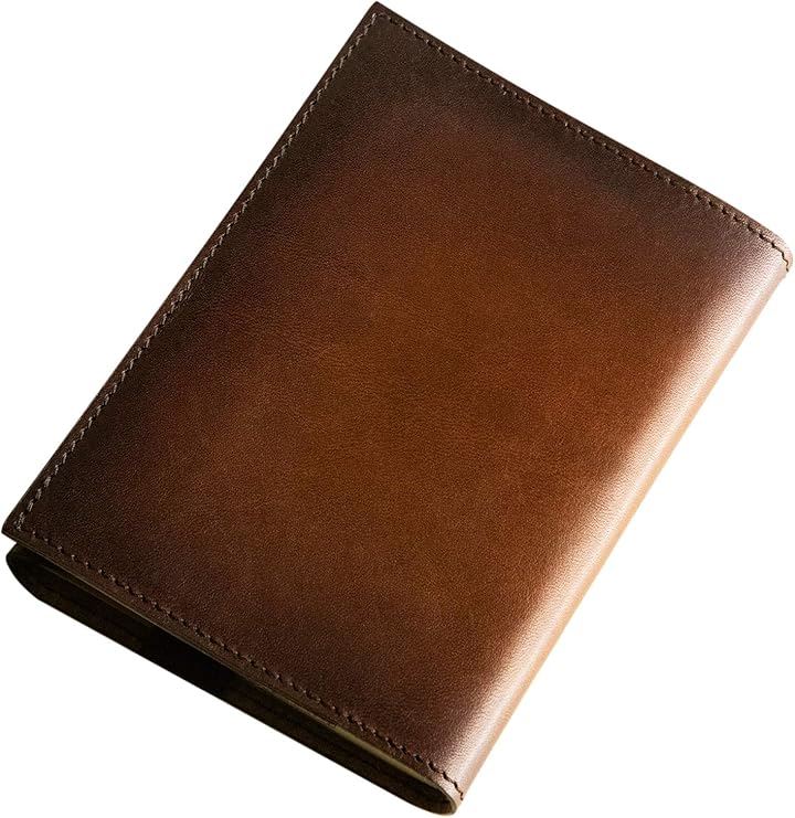 atelierCODEL ブックカバー 文庫本サイズ 高級革の肌触り 栃木レザー(栃木レザー手染めブラウン)