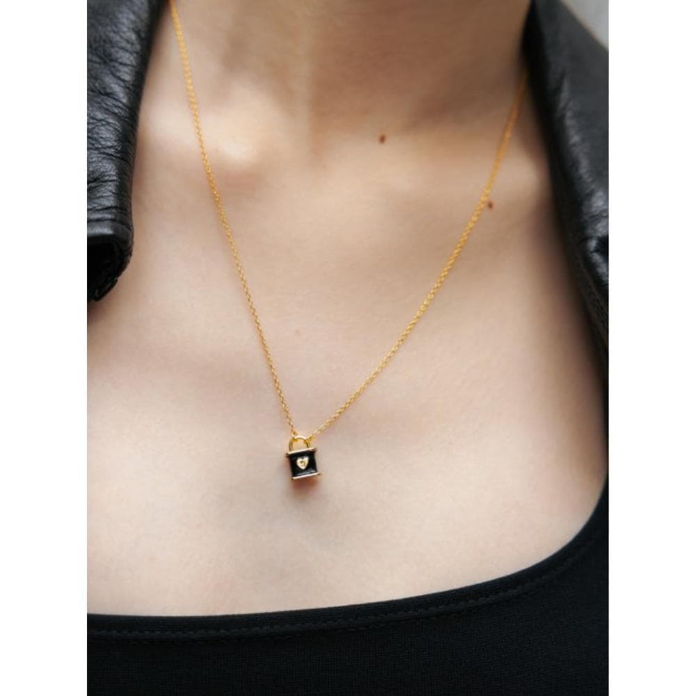 VINTAGE HOLLYWOOD Porte Love Lock Necklace VH2379NE001B