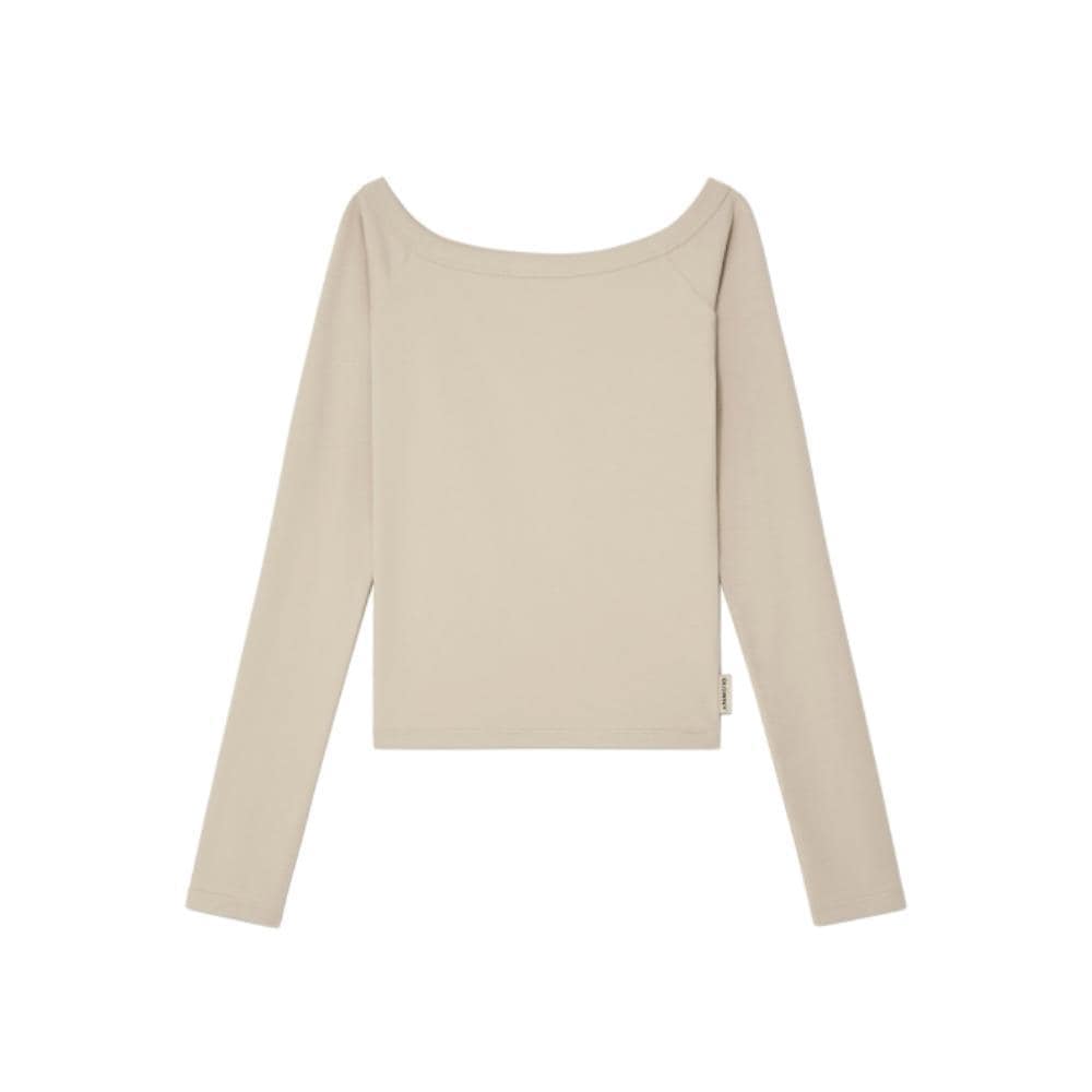 GLOWNY GIRLFRIEND OFF SHOULDER TOP TAN GY24ALS003PK 5,413円