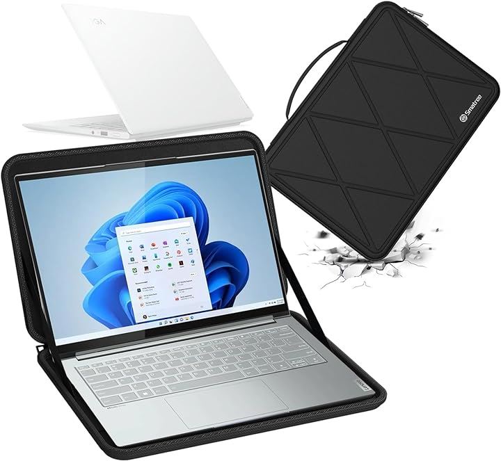 ハード EVA 保護スリーブケース 14インチ Lenovo Slim Pro( Black-For Lenovo 14インチ, For Lenovo 14インチ(X8257))