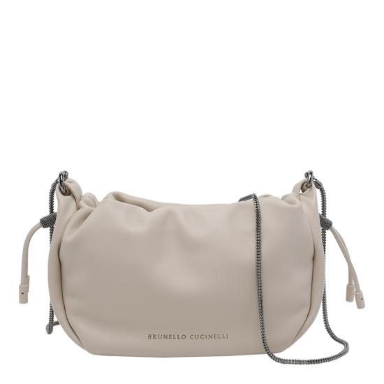 BRUNELLO CUCINELLI Women Shoulder Bags MBGPD2667 C8905 White