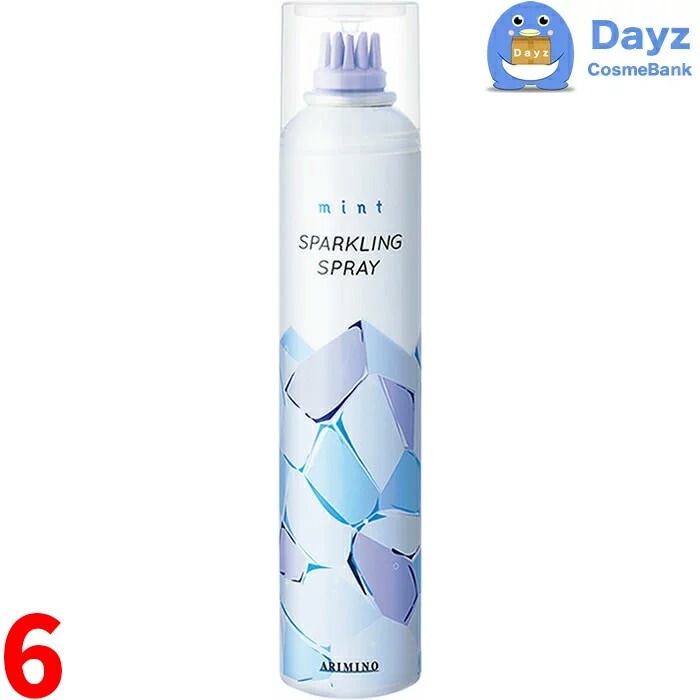 アリミノ ミントスパークリング スプレー 160g　6点セット　　頭皮用トリートメント 炭酸ケア スパークリングローション スカルプケア スキャルプケア 夏 冷 スプレー