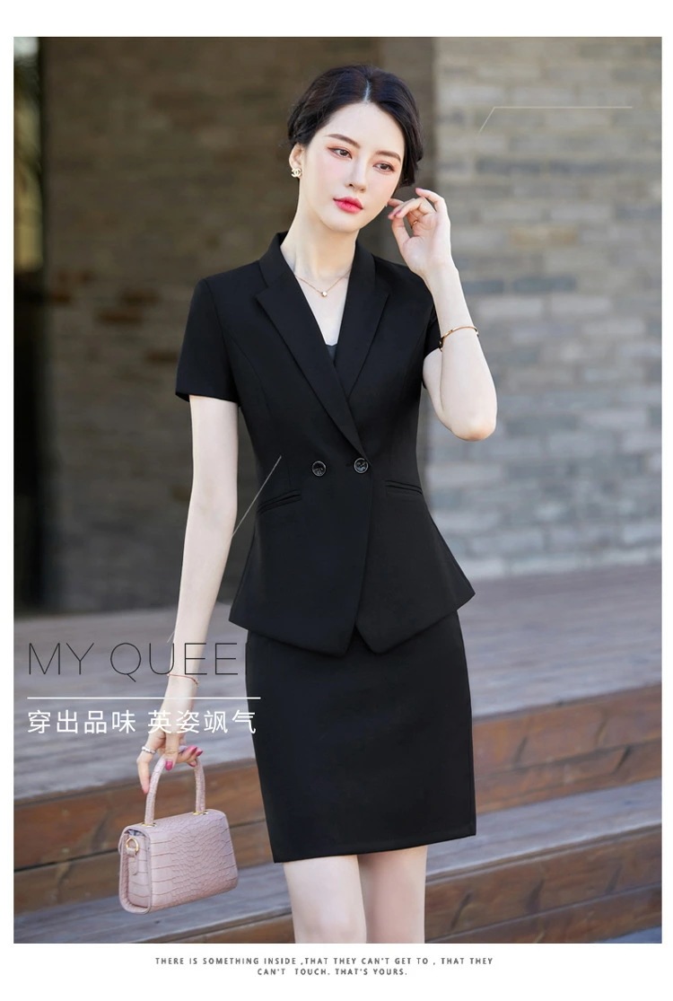 職業 用 夏季 高級 ジュエリー スタッフ スーツ フロント 接客 受付 ウェア 2903