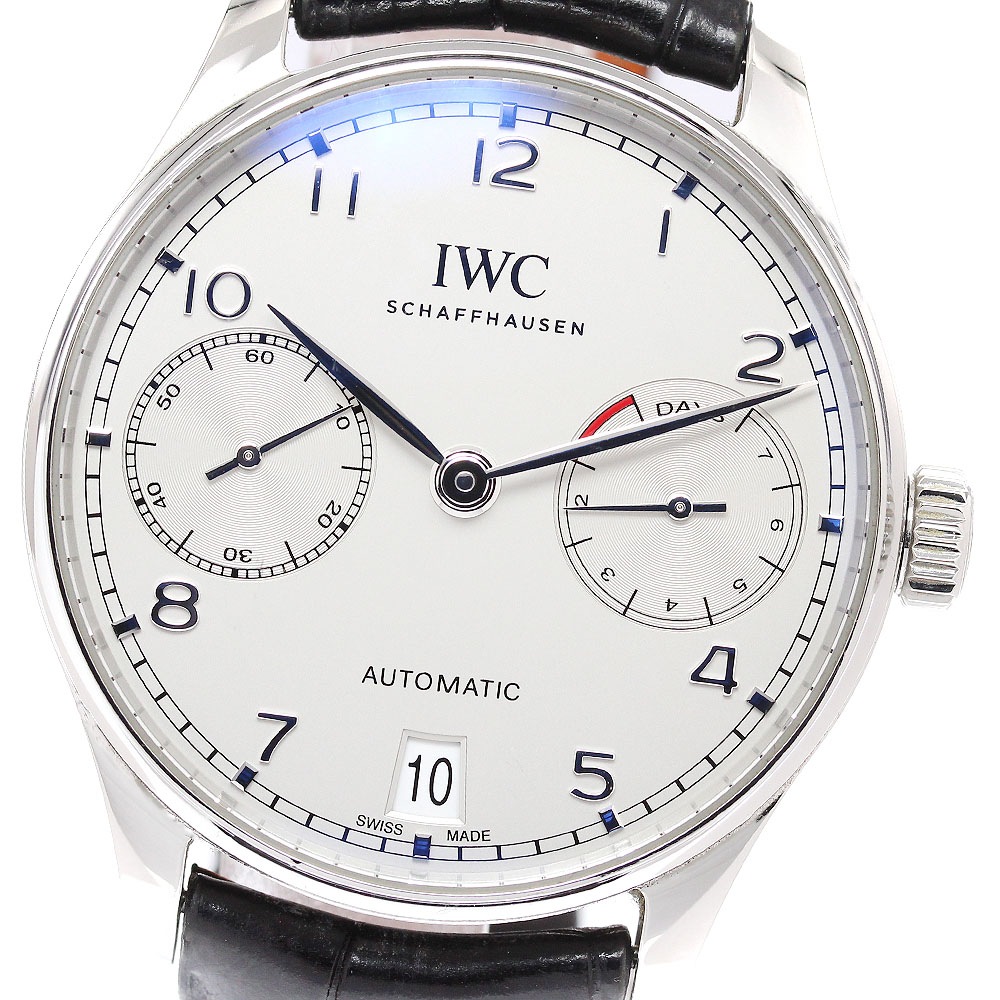 IWC SCHAFFHAUSEN IW500707 ポルトギーゼ オートマティック 銀座ブティック限定55本 自動巻き メンズ 箱・保証書付き_936167【中古】