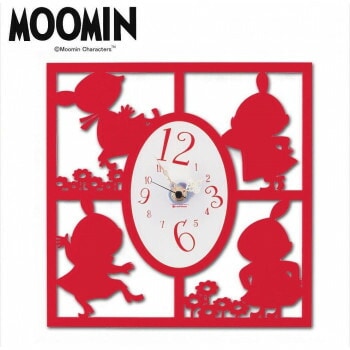 MOOMIN シルエット時計 リトルミイ たくさん KC-5017 4,222円