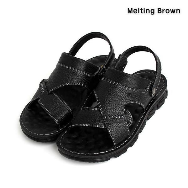 男性カジュアルデイリー2WAYスリッパサンダル2色