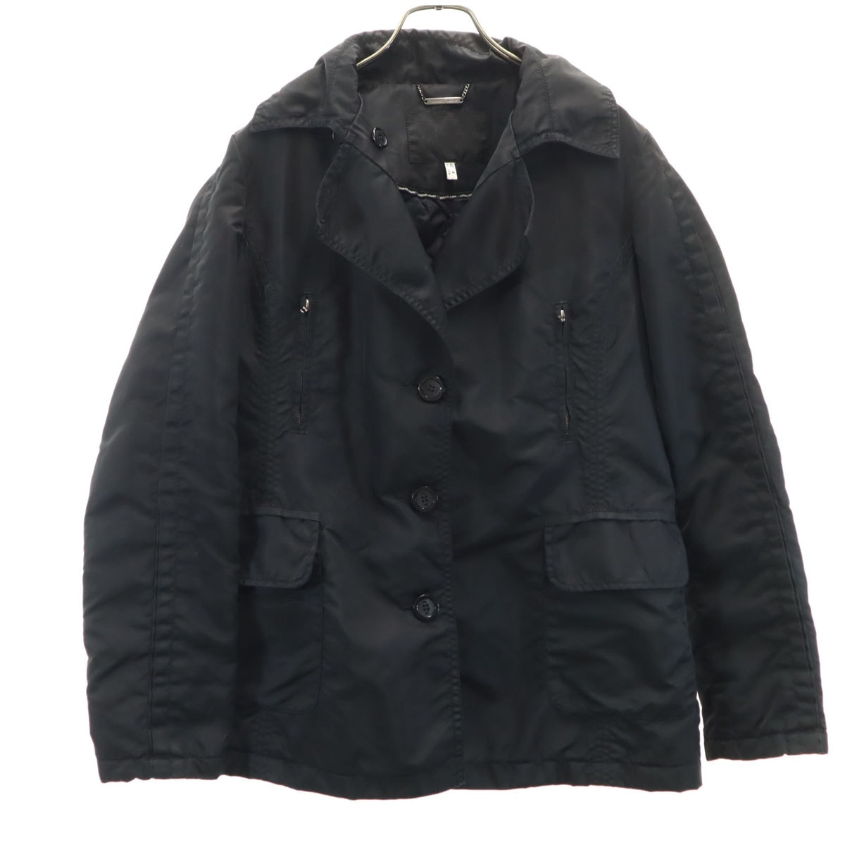 ARMANI JEANS アルマーニジーンズ ジャケット USA4 ブラック レディース 古着
