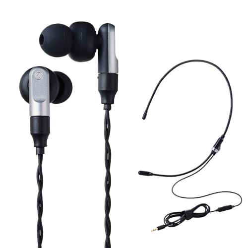 色：ブラック エレコム 有線イヤホン 3.5mm 3極 マイク付き ゲーミング (FPS) カナル型
