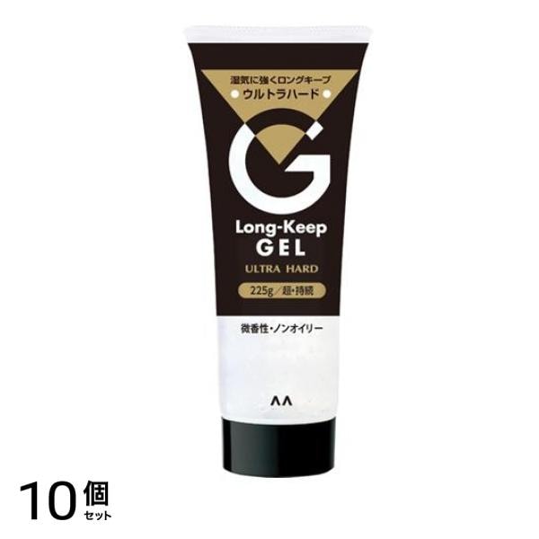 マンダム ロングキープジェル ウルトラハード 225g 10個セット