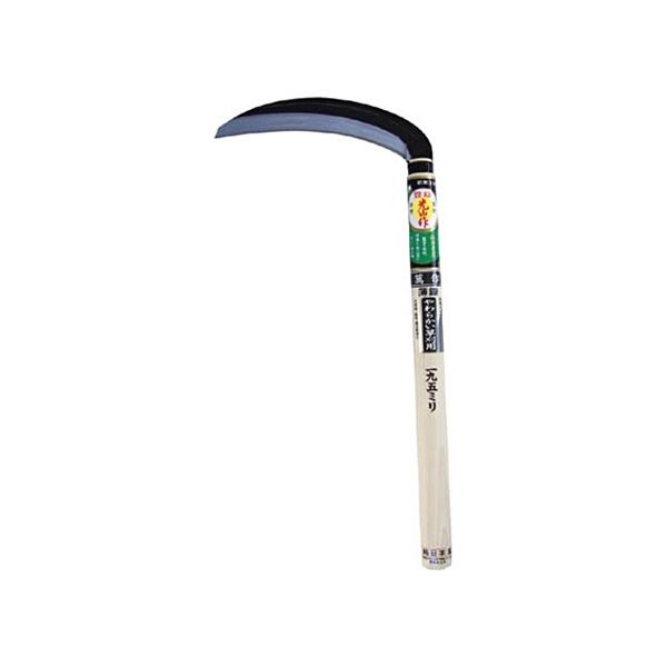 （まとめ）豊稔企販 片刃薄鎌（萬作） 刃長195mm HT-0368 1挺 [x3セット]