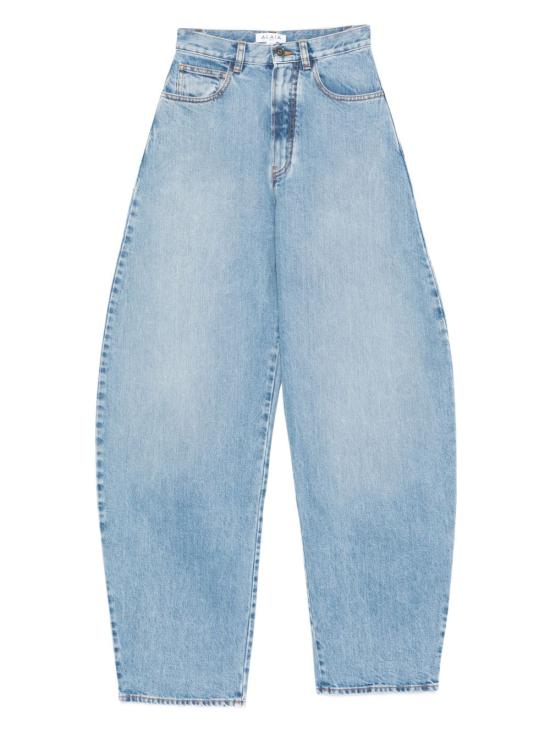 ALAIA Women Denim Pants AA9P0176D015C A21 Clear Blue