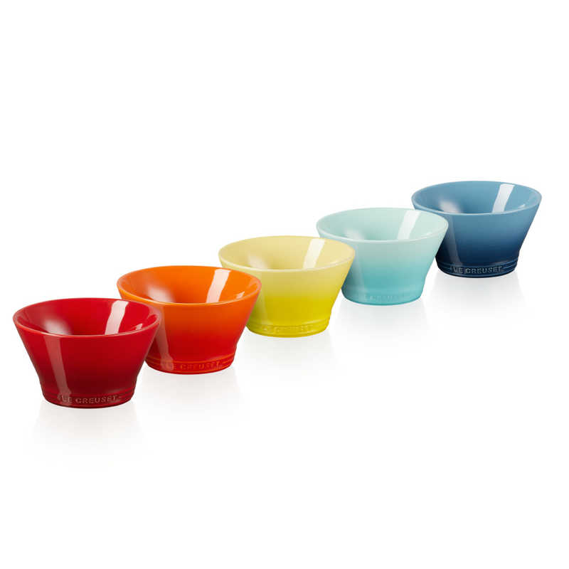 LECREUSET　Simple Cooking ネオ・ボール (M) (5個入り) レインボー　69265307849014