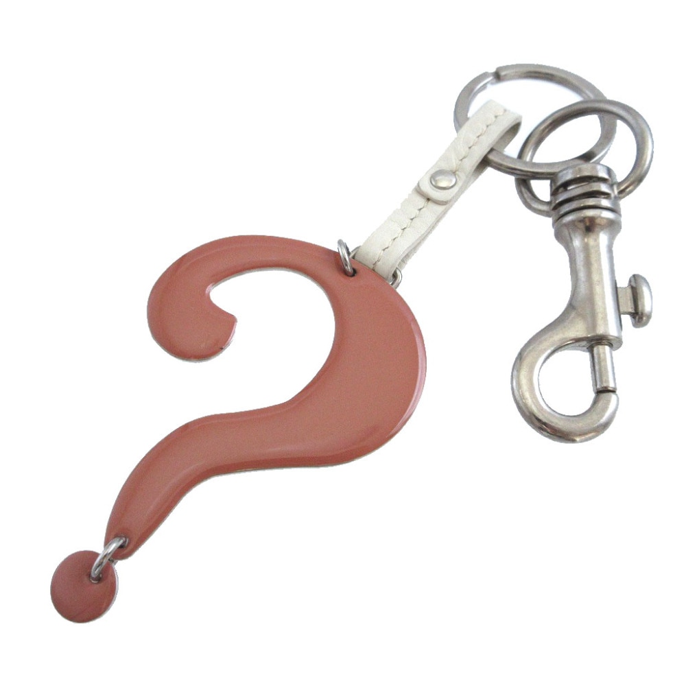 美品 キーリング クエスチョン チャーム キーホルダー メタル/メタル オレンジ 0016【中古】 レディース