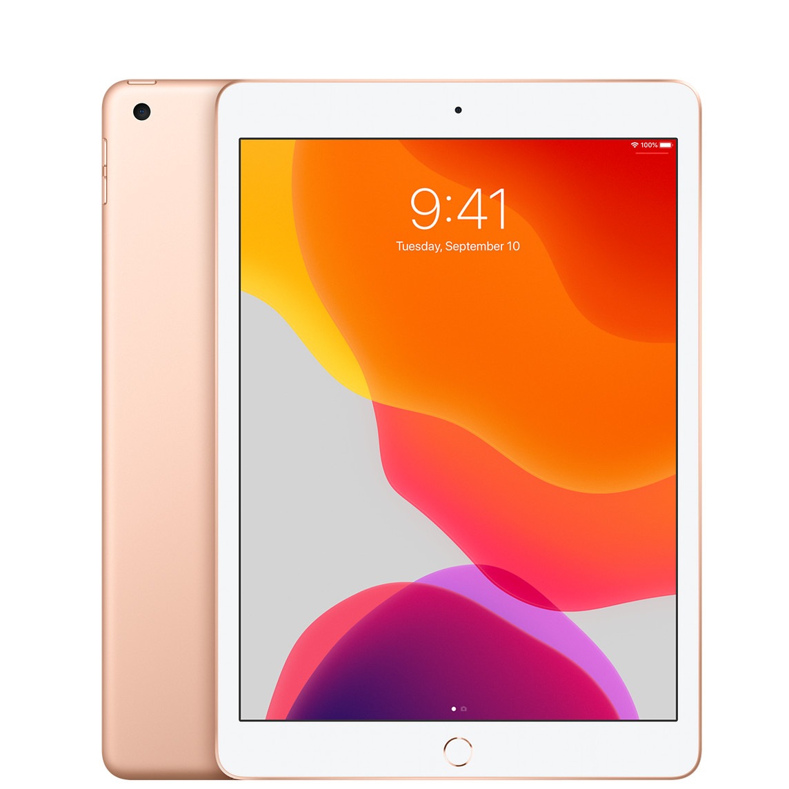 【美品・Bランク】 Apple iPad 10.2インチ 第7世代 Wi-Fi 32GB ゴールド ACアダプターとケーブル付き