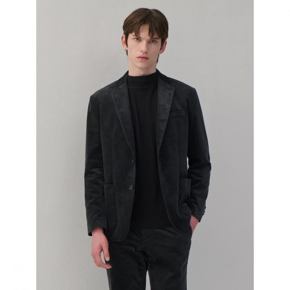 [ギャラクシーライフスタイル] コーデュロイセットアップジャケットアッシュ（GC4811CS14）