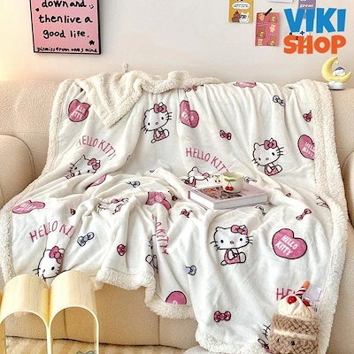 Qoo10] 【25 Types】キティちゃん 毛布 : 寝具・ベッド・マットレス