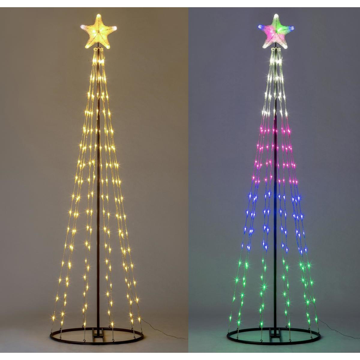 タカショー イルミネーション 彩プレミアム ビッグツリーライト LGT-T01CM 2.4m クリスマス LED 省エネ 防雨型 屋外 ライト 迫力