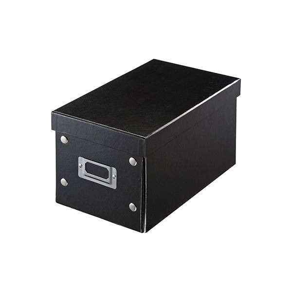 (5個セット) サンワサプライ 組み立て式CD BOX(ブラック) FCD-MT3BKNX5