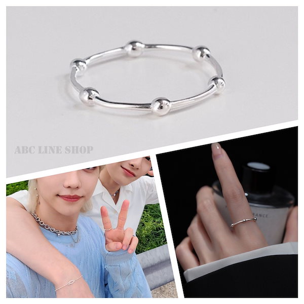 straykids スキズ シルバー リング 楽天市場】スキズ アクセサリー 指輪 リング 1つ入り ネックレス