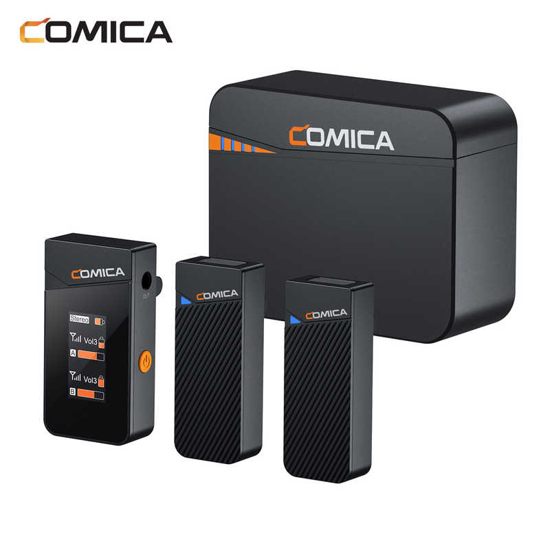 COMICA　2.4G デュアルチャンネル ミニワイヤレスマイク　VimoC3