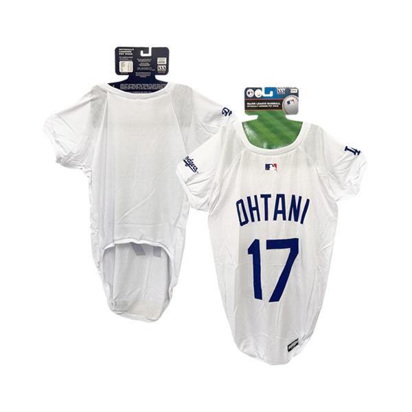 MLB公認 ロサンゼルス ドジャース 大谷翔平選手モデルユニフォーム Ｔシャツ ホワイト