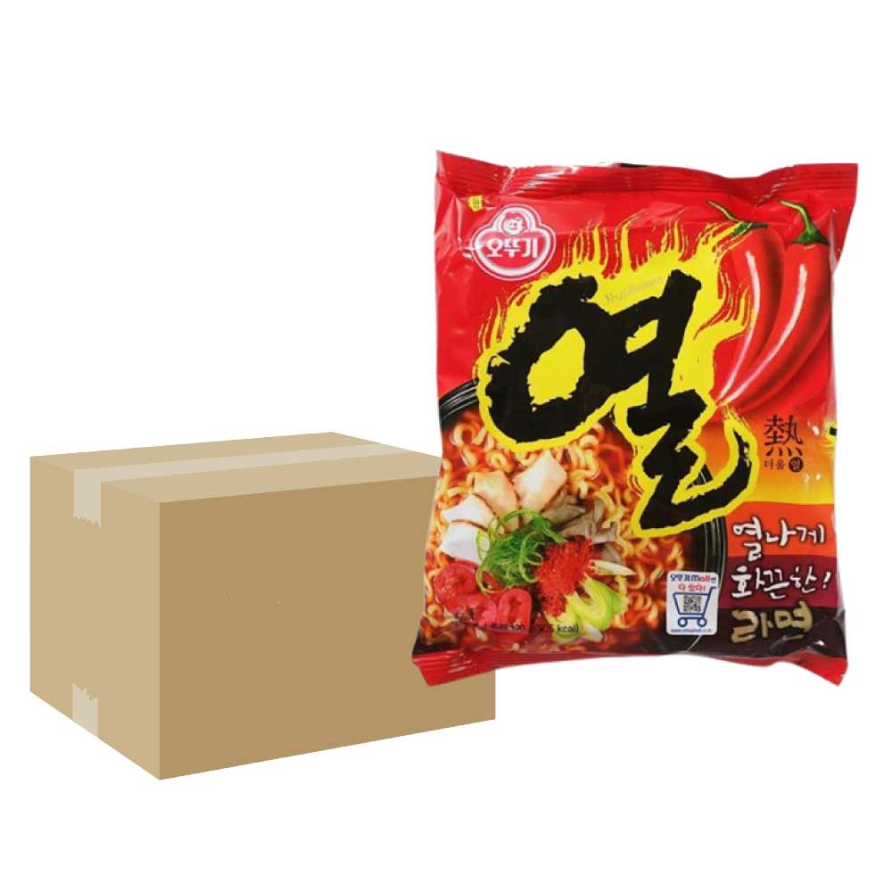 ヨル(熱)ラーメン(120g)1BOX【40袋入】　　韓国食品 輸入食品 少女時代 韓国食材/韓国料理/韓国お土産/韓国ラーメン/非常食/防災用