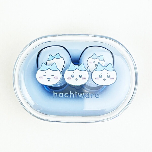 ちいかわ ハチワレ 完全ワイヤレスステレオイヤホン (ブルー) スマホ_6330-ck-64b