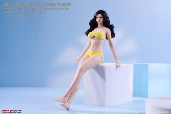 新品未開封ヘッド付き　TBLeague 1/6 鉄骨シームレス超可動女素体 Pale肌 Mバスト アクションフィギュアPHMB2022-S48