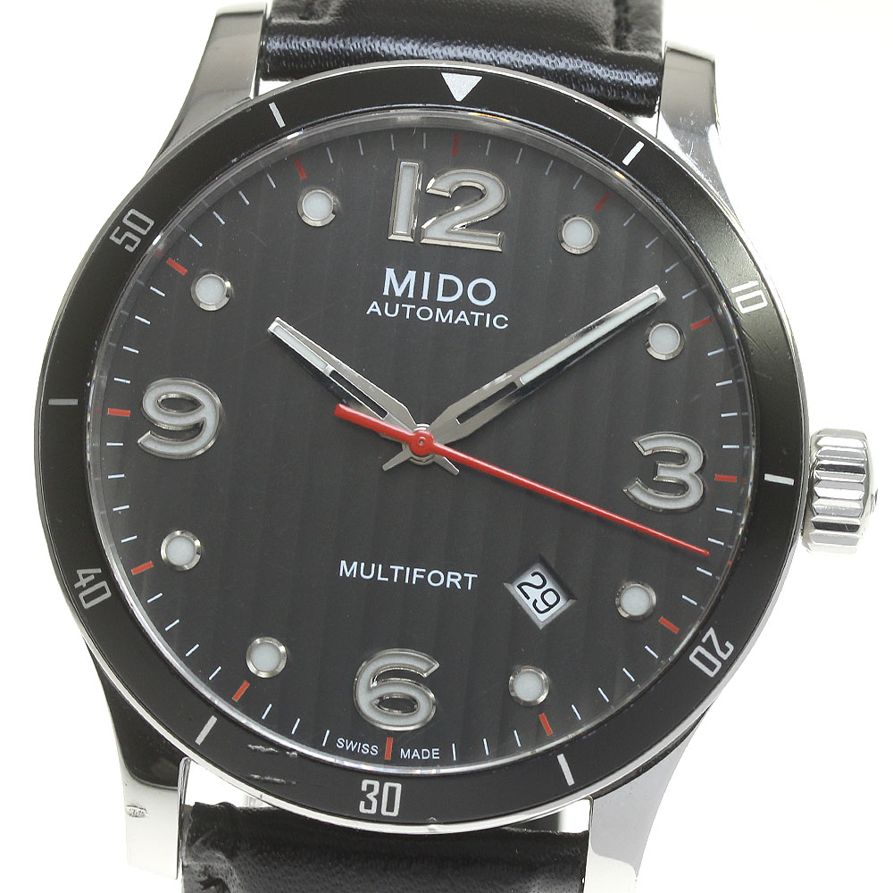 ミドー MIDO M025.407.16.061.00 マルチフォート デイト 自動巻き メンズ _849773【中古】