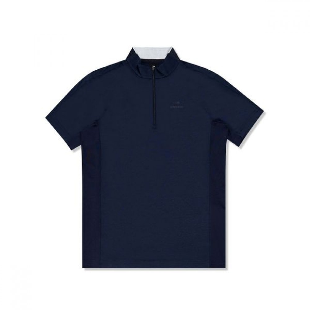 [アイダー] メンズディノアイスネック半袖ジップアップ Tシャツ_DMM22202N4
