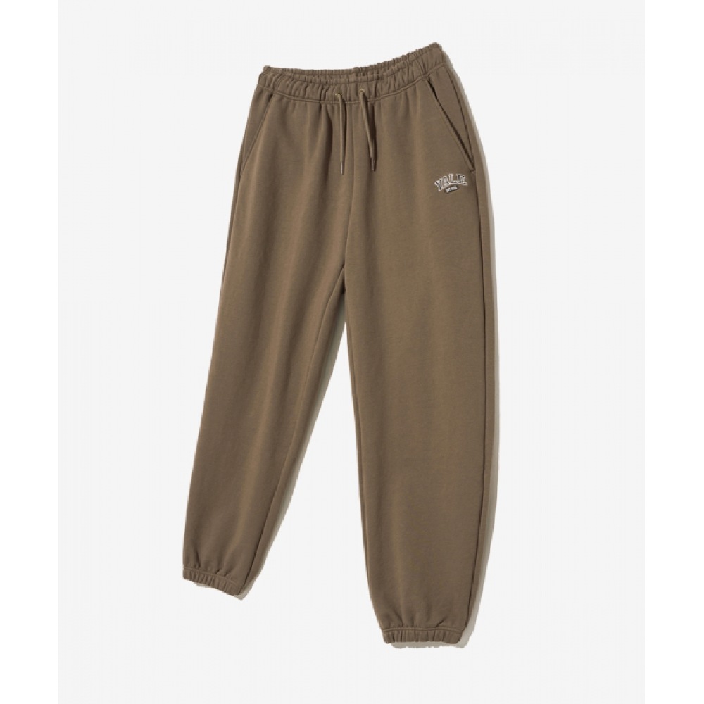 YALE スモールツートンアーチスウェットパンツ_ダスティブラウン