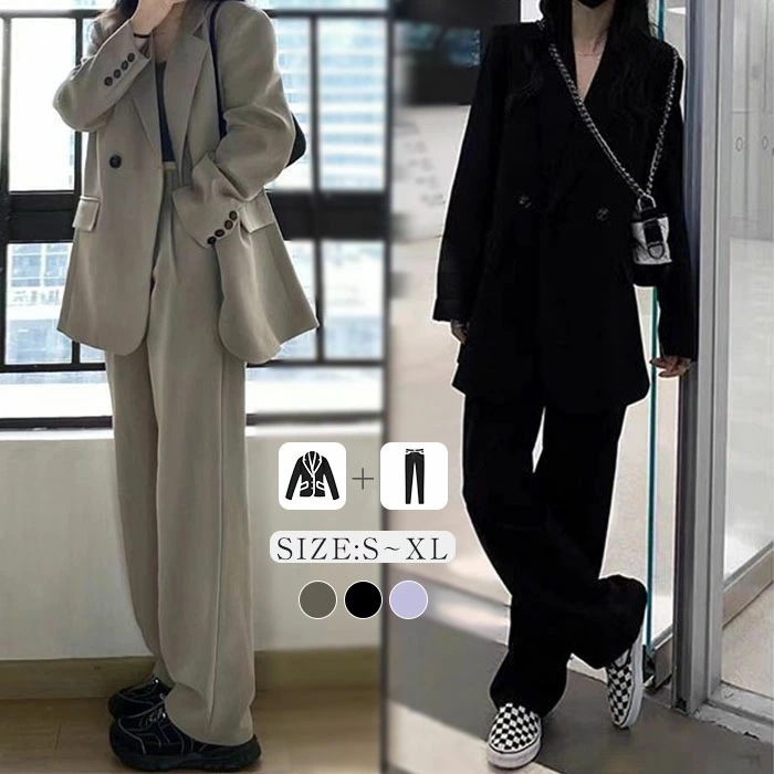 【急速出荷】2025初春新品 レディース スーツセット 二点セット 卒業式 ママ スーツ セットアップ 通勤 入学式 メガ割 18