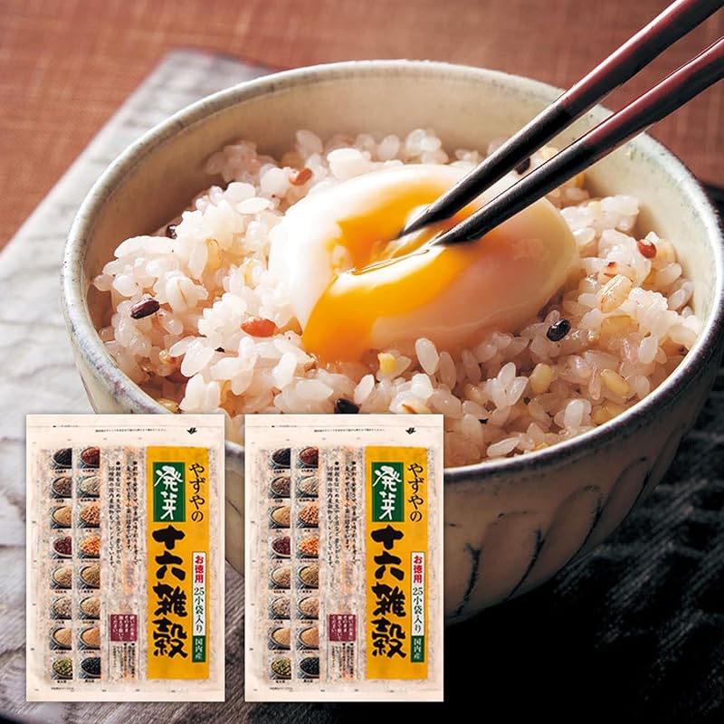 【やずや公式】発芽十六雑穀 国産 雑穀米 混ぜるだけ 個包装 雑穀 16雑穀 発芽雑穀 十六雑穀 小分け 玄米 (50小袋)