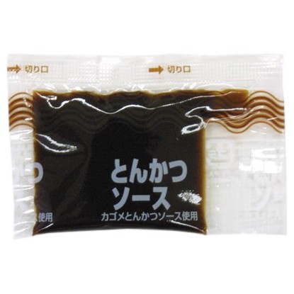 ミニパックソース　カゴメとんかつソース中　約5.0ml　500個×6箱【工場直送・代引き不可・時間指定不可・沖縄離島不可】