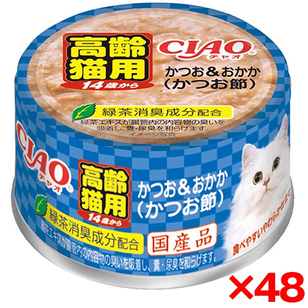 48個セット チャオ14歳かつお&おかか M-52