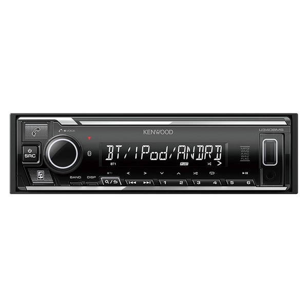ケンウッド USB/iPod/Bluetoothレシーバー1DIN U340BMS