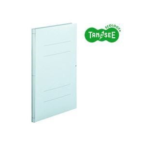 （まとめ）TANOSEE 背幅伸縮フラットファイル バインダー 2穴 A4タテ 1000枚収容 青 30冊