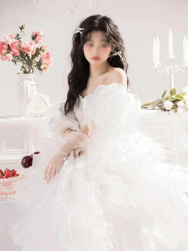 レトロライトウェディングドレス2025ハイエンドウェルカムウェディングドレススタイルプリンセススカートスタジオ写真旅行撮影