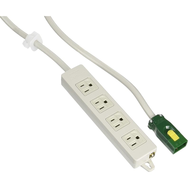 即納：パナソニック(Panasonic) ハーネス用OAタップ キャブタイヤケーブル付 5M グレー WFA6554HG