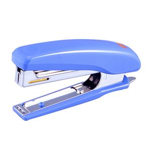 (まとめ) マックス ホッチキス 20枚とじ ブルー HD-10D 1個 (×10セット)