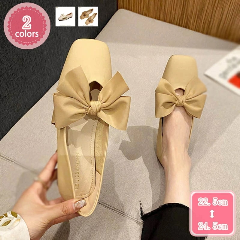 1000円OFFクーポン フラットシューズ ローヒール レディース パンプス フラットシューズ 蝶結び飾り ローファー 歩きやすい 履きやすい 柔らかい 快適 デート 結婚式 パーティー オフィス 通 14,986円