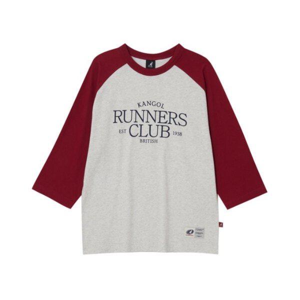 長袖Tシャツ CQK KREC-LT35340BX アスリート ラグラン スリーブ Tシャツ 3534 バーガンディ