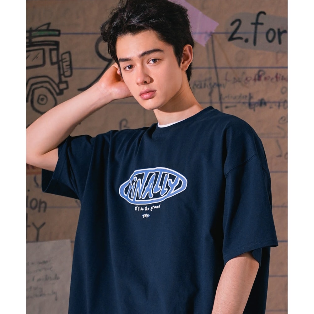 TWNファイナリ半袖ネイビーHHST3497
