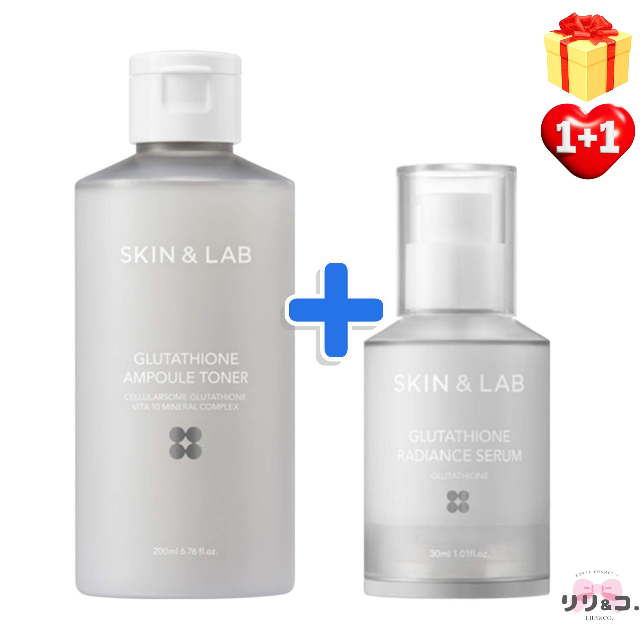 [BEST 韓国人気 セット] グルタチオン トナー200ml + グルタチオン ラディアンスセラム 30ml セット 透明感 くすみ 敏感肌 化粧水 美容液 韓国コスメ スキンケア