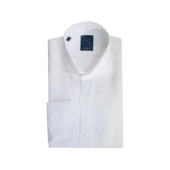 BARBA Men Shirts 54108LIU13 0001 WHITE