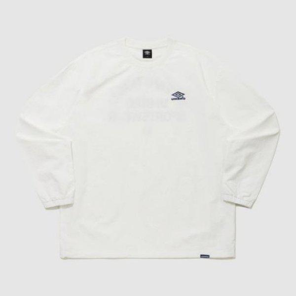 長袖Tシャツ CQK UQ111CWT25-SCW アーチレタリングピステ sweetcorn