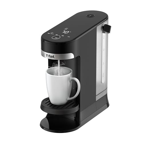 ティファール 瞬間湯沸かしケトル ボタン1つで必要な量を瞬間給湯 1300Wのハイパワー 6段階の温度調節 4段階の湯量設定 スリムデザイン 大容量 2.0L 「ヴィテス」 ブラック BR3508J0