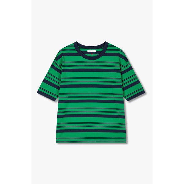 [再注文] ストライプ リップ 半袖 Tシャツ 9106222777141
